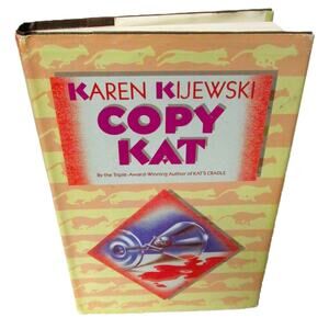 COPY KAT Vintage Mystery Hardback with Dust Cover by Karen Kijewski 1992 1st Ed.